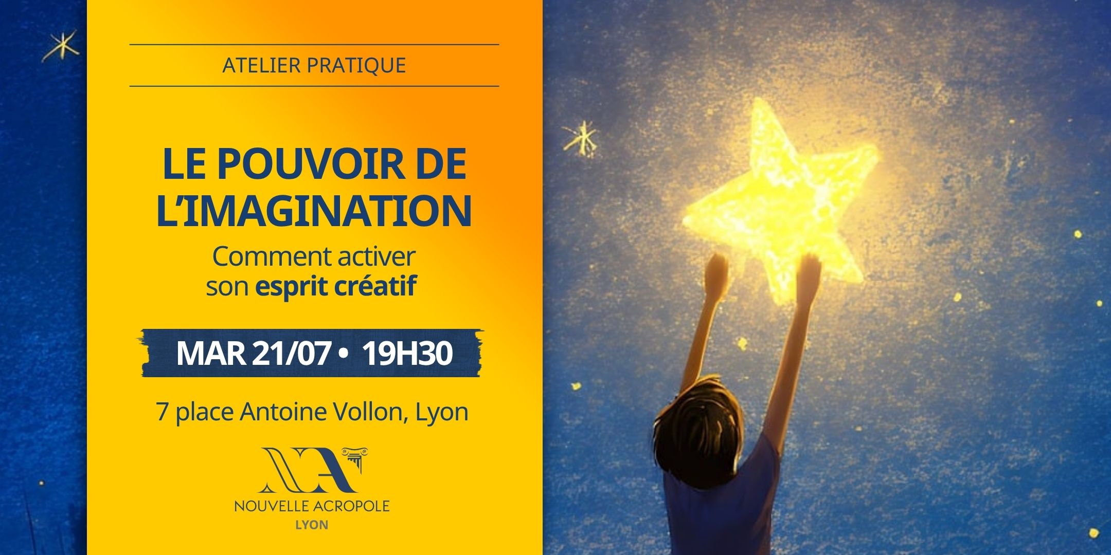 Atelier pratique : LE POUVOIR DE L’IMAGINATION