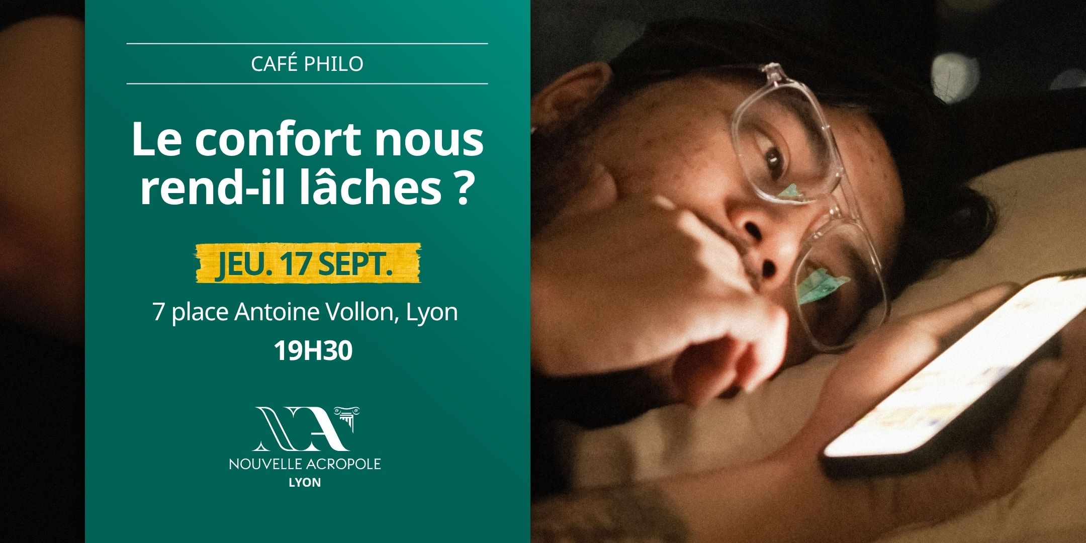 Café Philo | Le confort nous rend-il lâches ?