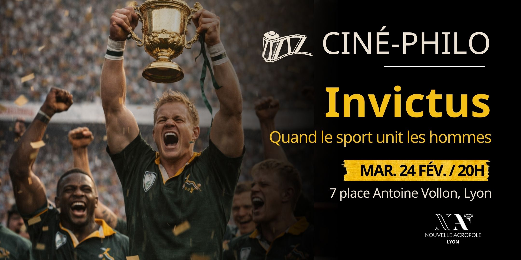 CINÉ-PHILO : INVICTUS - quand le sport unit les hommes